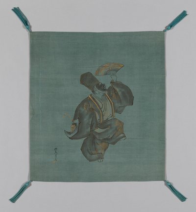 Fukusa gaveomslag, Japan, sen Edo-periode 1789-1868, begyndelsen af det 19. århundrede af Saeki Ganryô