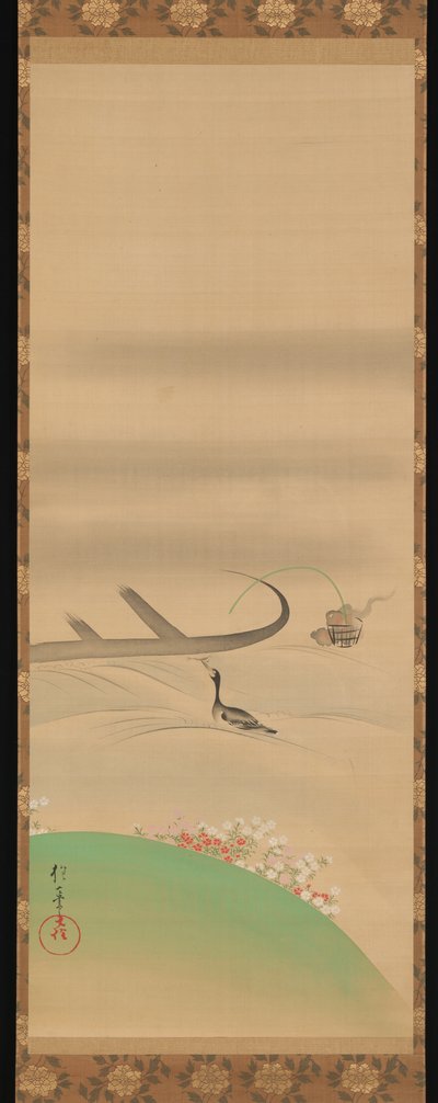 Kormoranfischen af Sakai Hoitsu