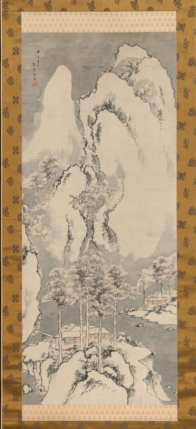 Snelandskab, 1744. af Sakaki Hyakusen