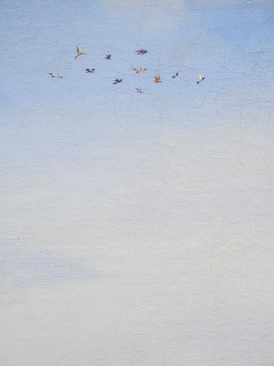 Hejbro Plads, en markedsplads i København, detalje af Sally Henriques