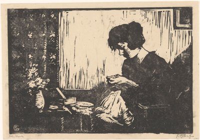 sy kvinde af Salomon Garf (signed by artist)