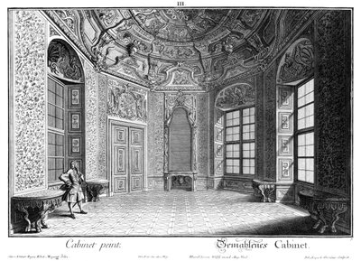 Malet skab af Salomon Kleiner