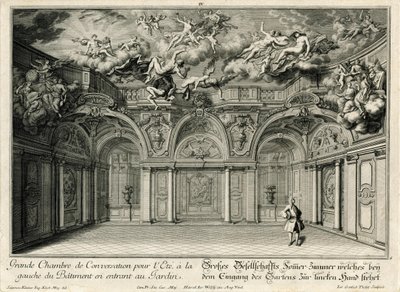 Stor lounge i vestfløjen af Salomon Kleiner
