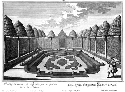 Brochure om Boulingrins i "Small Garden" af Salomon Kleiner