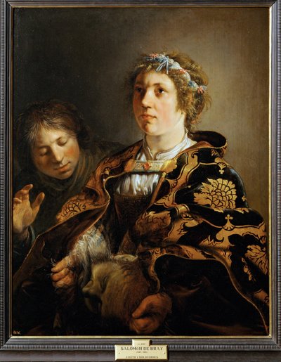 Judith og Holofernes (maleri på lærred) af Salomon de Bray