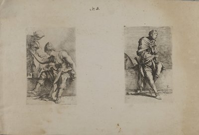 (Figurine Series) Siddende figur med spidst hoved af Salvator Rosa