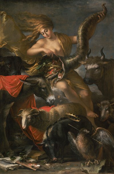 Allegory of Fortune, c.1658-9 af Salvator Rosa