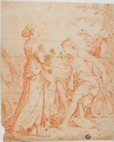 Apollon og den kumeiske Sybil af Salvator Rosa