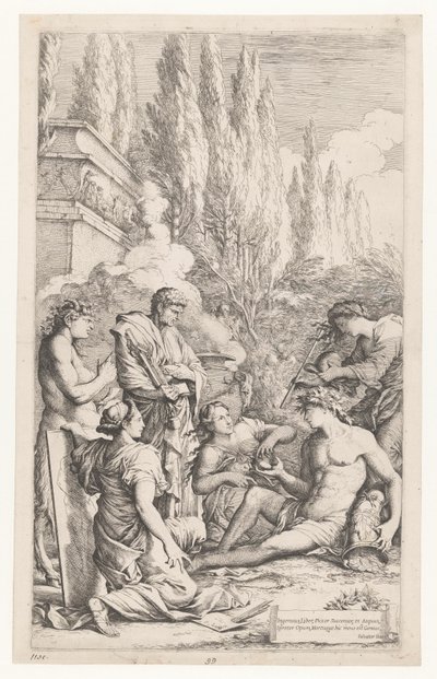 Genius af Salvator Rosa af Salvator Rosa