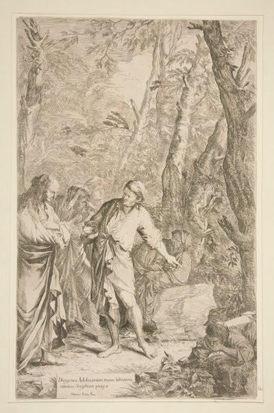 Diogenes af Salvator Rosa