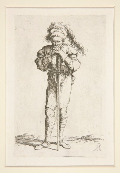 Diverse figurer (suite) af Salvator Rosa