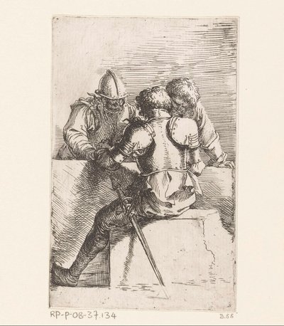 tre soldater Små figurer (serietitel) Figur (serietitel) af Salvator Rosa