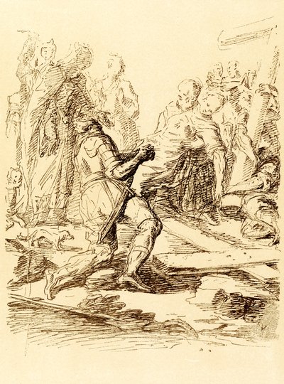 Fund af korset af Salvator Rosa