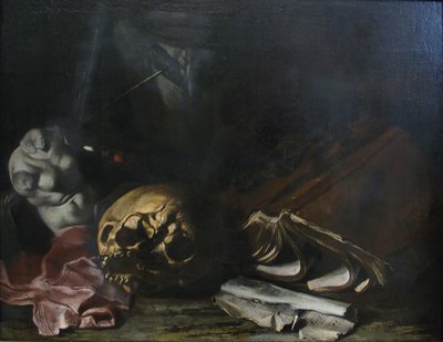 Stilleben af Salvator Rosa
