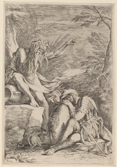 Drømmen om Æneas af Salvator Rosa