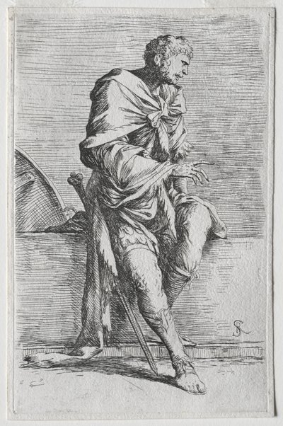 Figurserien: Figurina, 1656-57. af Salvator Rosa