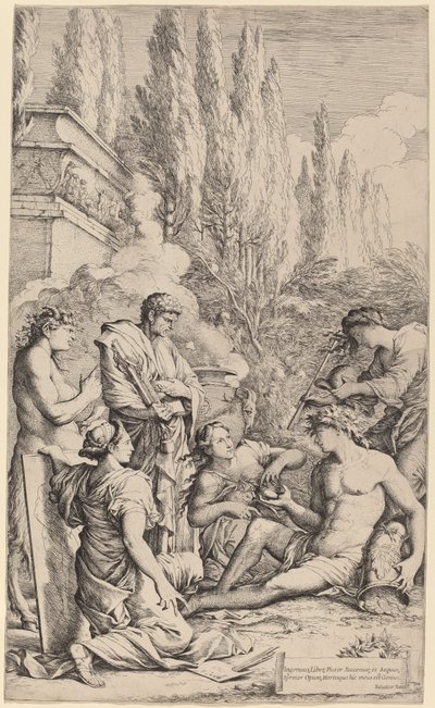 Salvator Rosas geni af Salvator Rosa