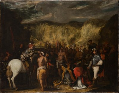 Den hellige Januarius’ og hans ledsageres martyrium af Salvator Rosa