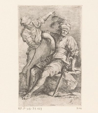 To soldater Små figurer (serietitel) Figur (serietitel) af Salvator Rosa