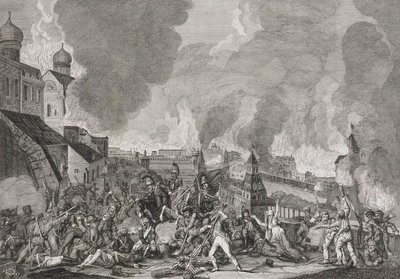 Brand i Moskva den 15. september 1812 Franskmændene i Moskva, 1812-1823. af Salvatore Cardelli
