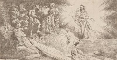 Lazarus opstandelse, 1645. af Salvatore Castiglione