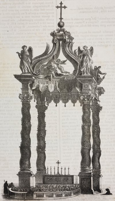 Sankt Peters Baldakin (ciborium) af Salvatore Puglia