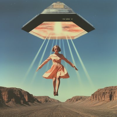 UFO-bortførelse i ørkenen af Samantha Hearn