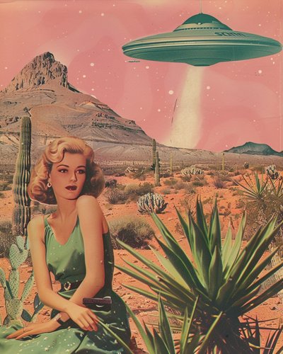 Møde med et UFO i ørkenen af Samantha Hearn