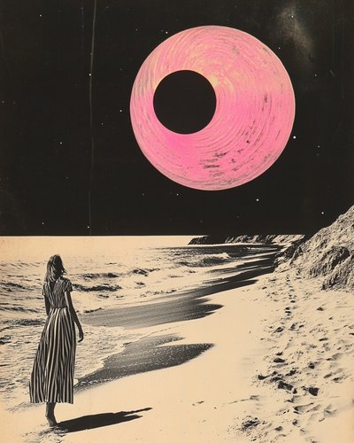Pink Planet Stranddrøm af Samantha Hearn