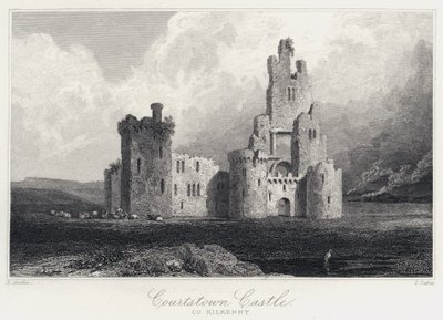 Courtstown Castle, Co Kilkenny (gravering) af Samuel (after) Austin