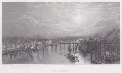 Glasgow (gravering) af Samuel (after) Bough