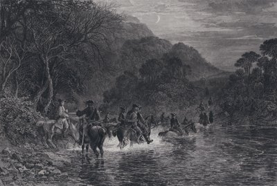 Illustration til Rob Roy (gravering) af Samuel (after) Bough