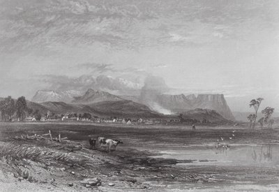 Australien: Perth, Tasmanien (gravering) af Samuel (after) Prout