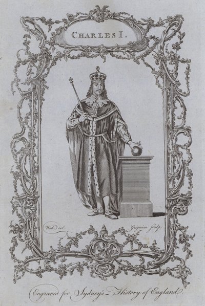 Charles I (gravering) af Samuel (after) Wale