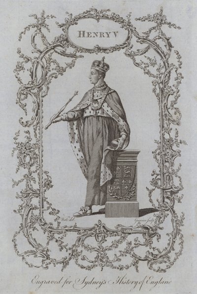 Henry V (gravering) af Samuel (after) Wale