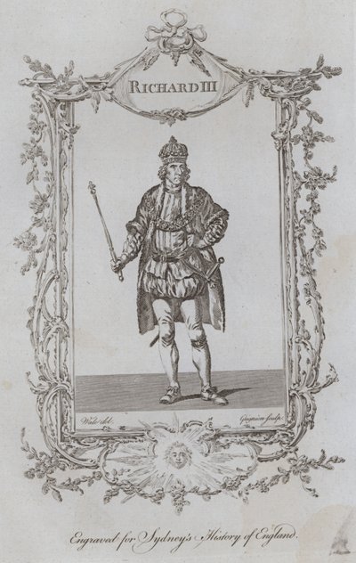 Richard III (gravering) af Samuel (after) Wale