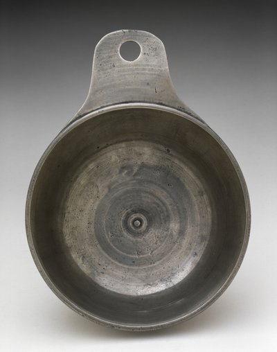 Porringer, ca. 1775-1825 (tin) af Samuel (attr.to) Pennock