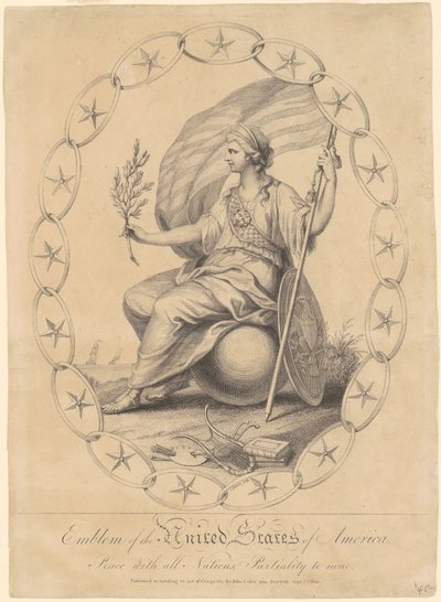Emblem af Amerikas Forenede Stater af Samuel A. Harris