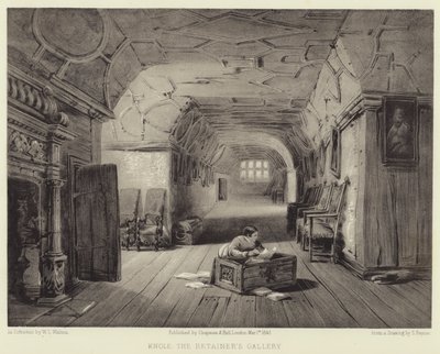 Knole, The Retainers Gallery af Samuel A. Rayner