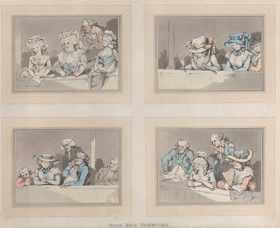 Sidekasseskitser, 5. juni 1786. af Samuel Alken
