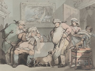 Studious Gluttons, oktober 1788. af Samuel Alken