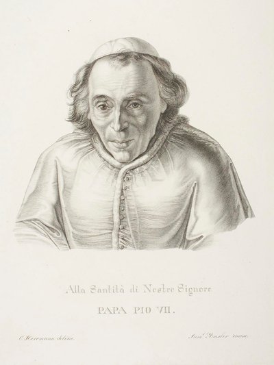 Pius 7. af Samuel Amsler