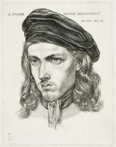 Portræt af Karl Philip Fohr af Samuel Amsler