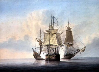 Halvmåne og genforening af Samuel Atkins