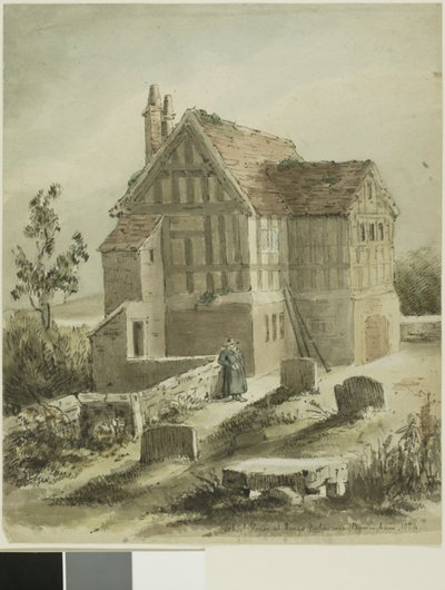 Skolehus ved Kings Norton nær Birmingham af Samuel Austin