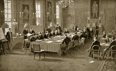 Underskrivelse af London-traktaten, 1913 af Samuel Begg