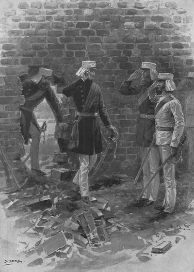 Det indiske mytteri, 1857-58:...efter Relief of Lucknow...1857, 1901. af Samuel Begg