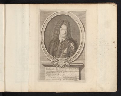 Portret af Erik Jönssen Dahlberg Sverige Ancient and Modern (serietitel) af Samuel Blesendorf
