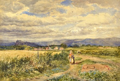 The Borestone, Bannockburn af Samuel Bough