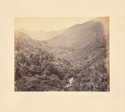 Kulu-dalen under Rusala af Samuel Bourne